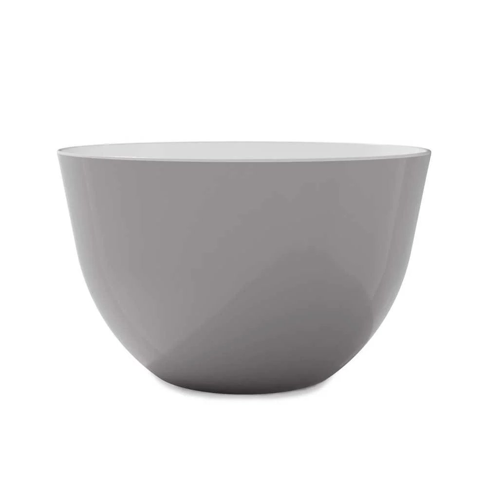 Insalatiera Zuppiera Capiente PILE Ø 28 cm Grigia 5,6 L – Design Moderno e Funzionale