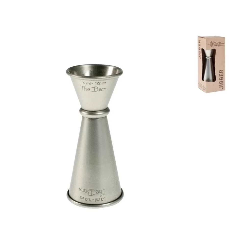Jigger Vintage The Bars 15 30 ml Inox
