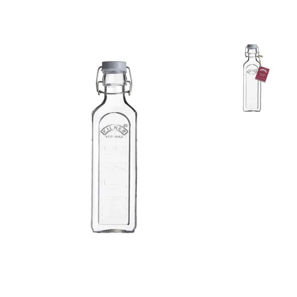Kilner Bottiglia Vetro 0,6 L con Chiusura Clip