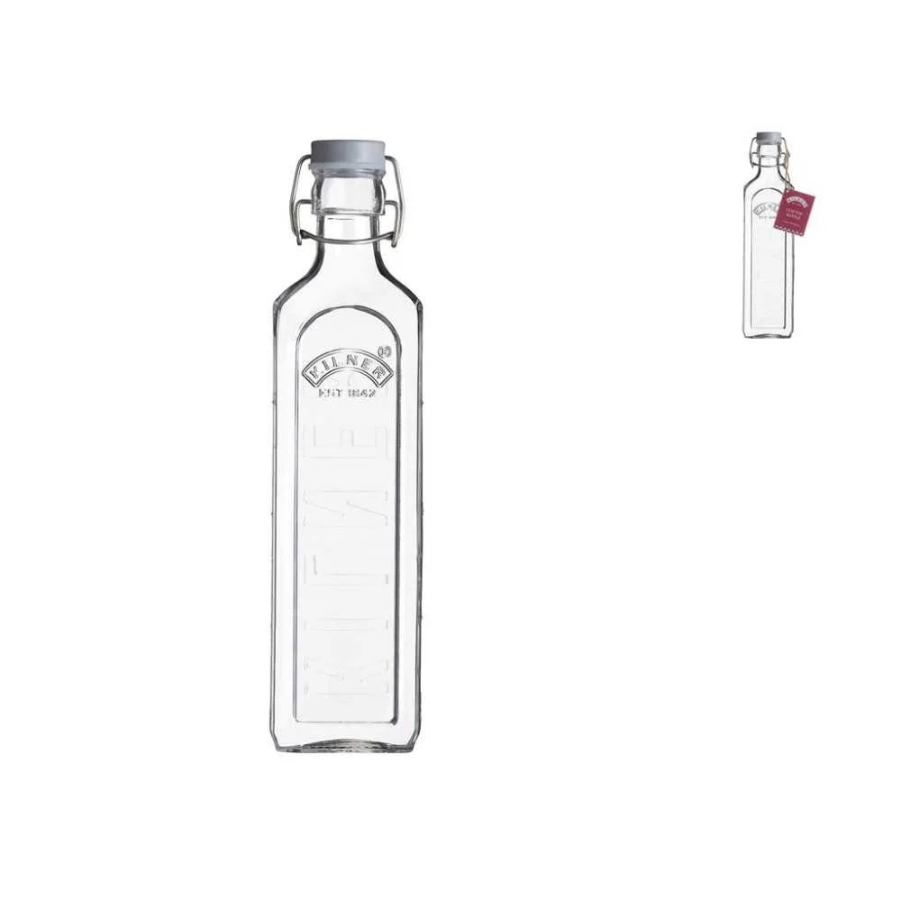 Kilner Bottiglia Vetro 1 L con Chiusura Clip