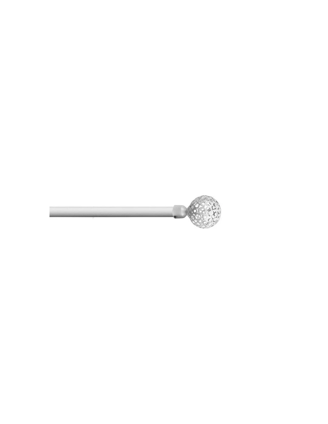 KIT FERRO Ø 20/17 CM.120/210 BIANCO CON SUPPORTI