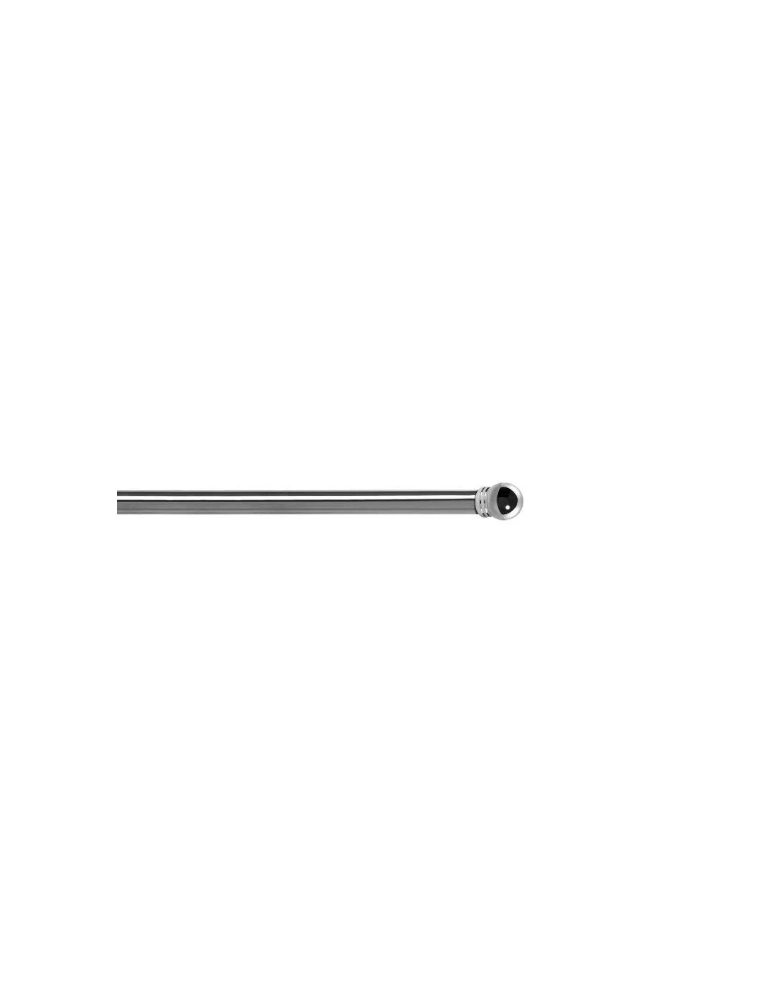 KIT FERRO Ø 20/17 CM.120/210 CROMO CON SUPPORTI
