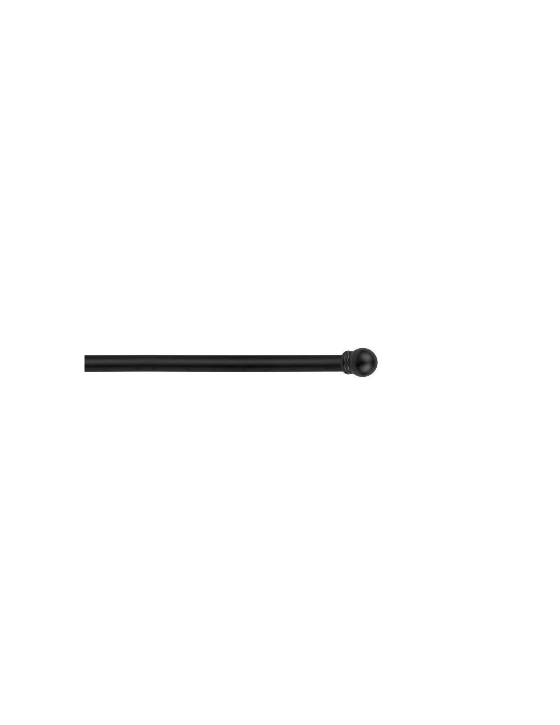 KIT FERRO Ø 20/17 CM.160/300 NERO CON SUPPORTI