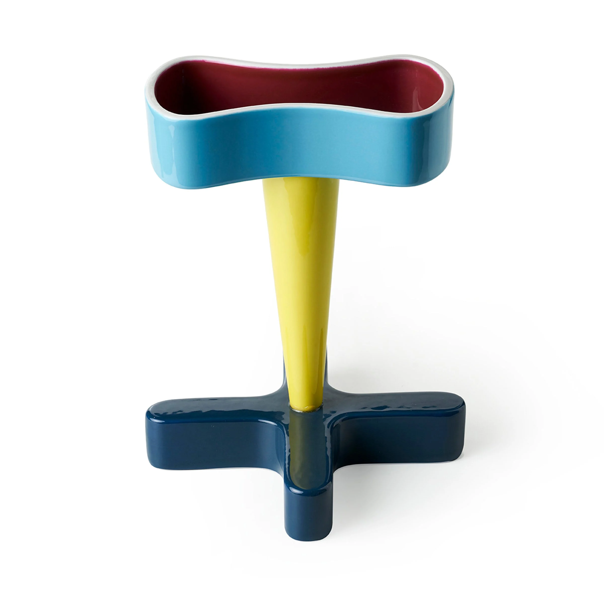 Vaso in Ceramica ELLISSE di Karim Rashid per Bitossi Ceramiche - Edizione Limitata