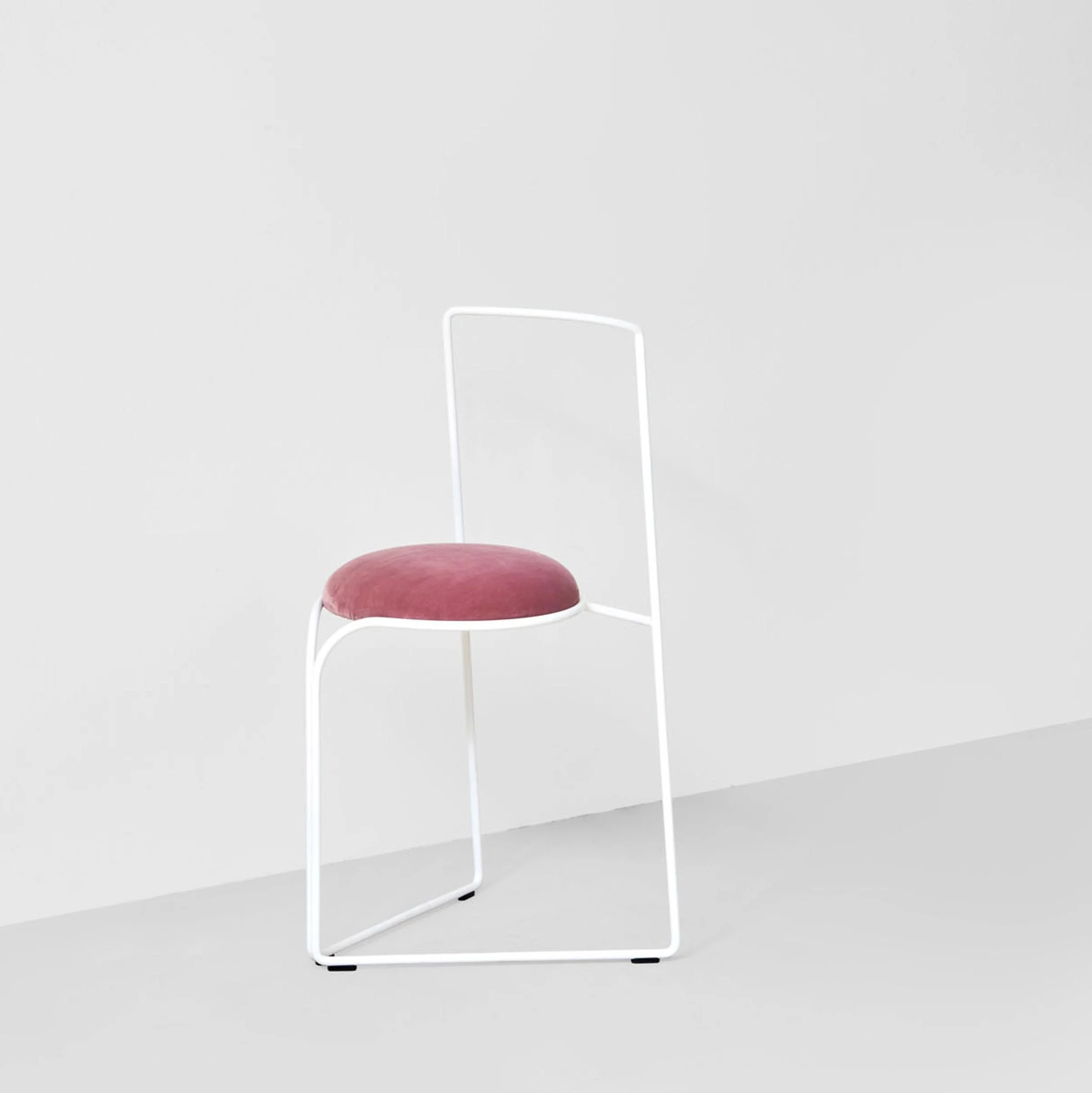Sedia Imbottita in Acciaio FLOW CHAIR di Enrico Girotti per LapiegaWD