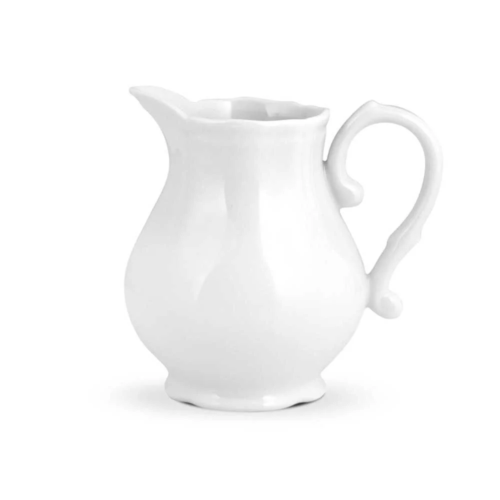 Lattiera in Porcellana Bianca 250 ml – Collezione Alba