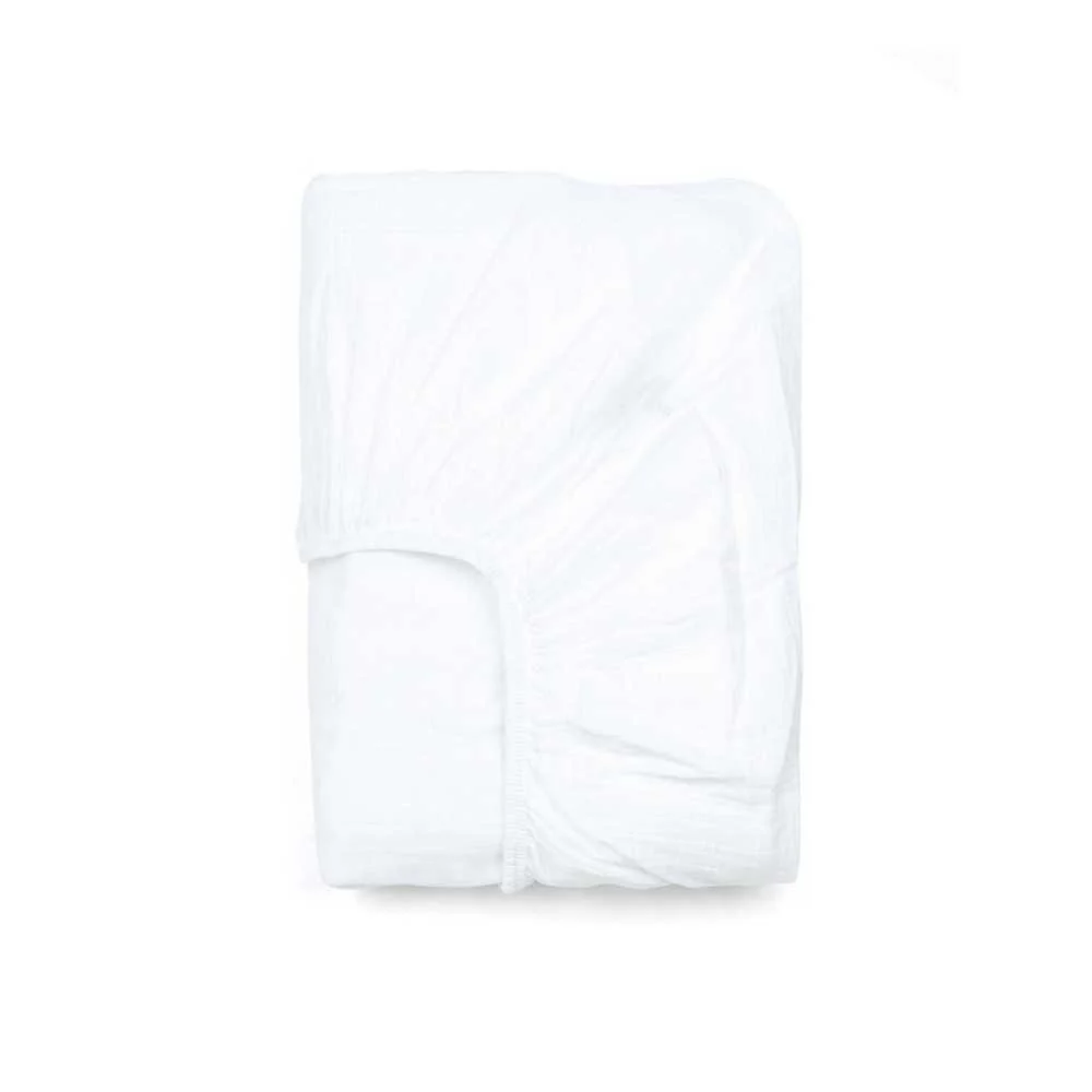 Lenzuolo con Angoli DILI Blanc 90x200 cm – Garza di Cotone