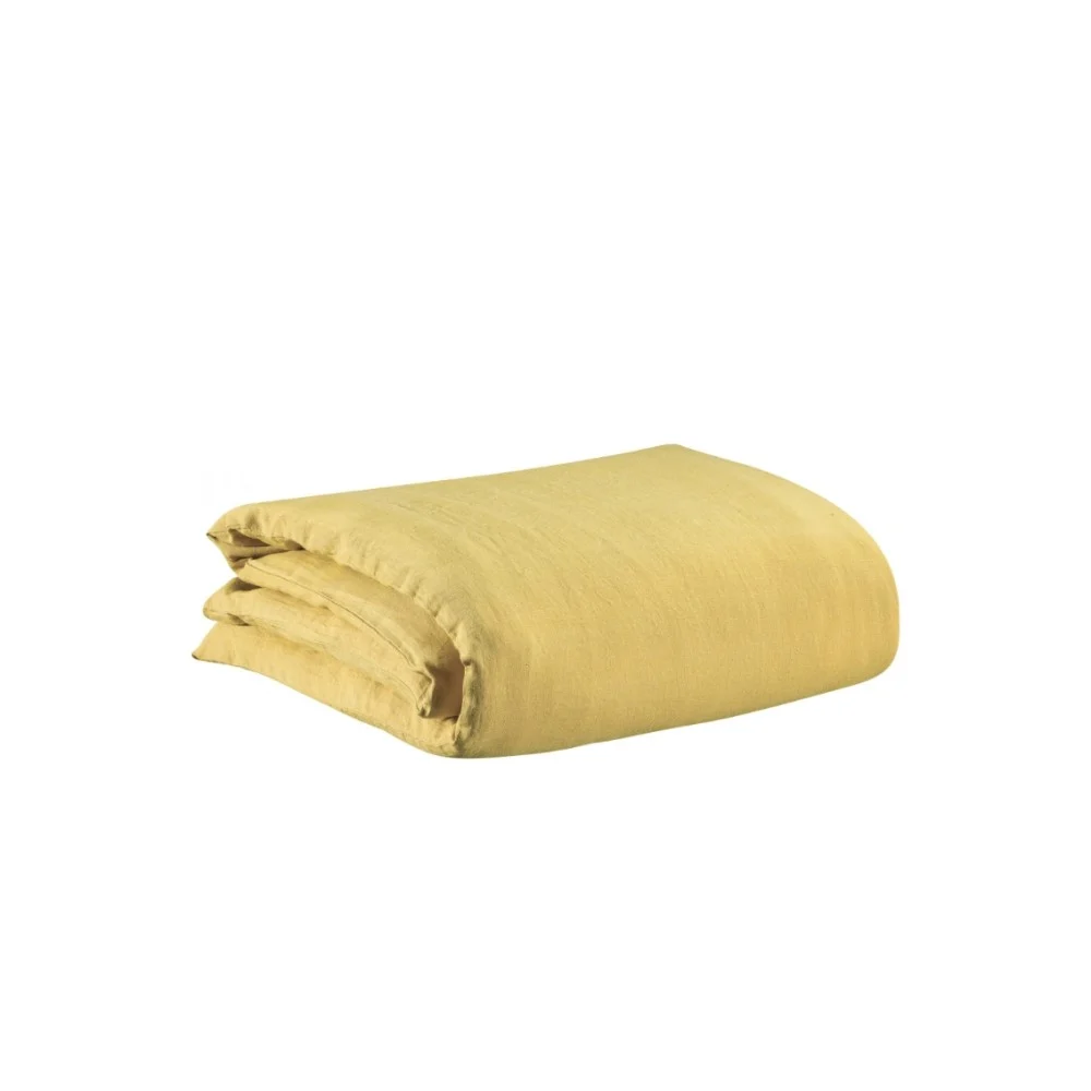 Lenzuolo in Lino Giallo 240x300 cm – Eleganza Solare