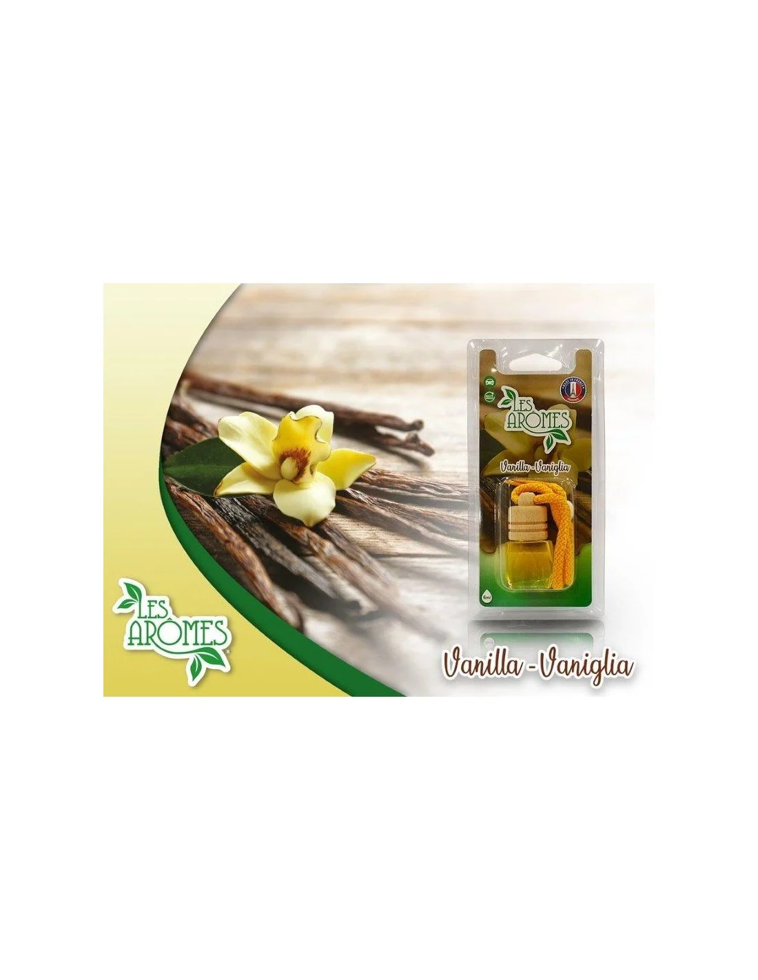 LES AROMES DEODORANTE AUTO MINI BOTTLE 6ML VANIGLIA
