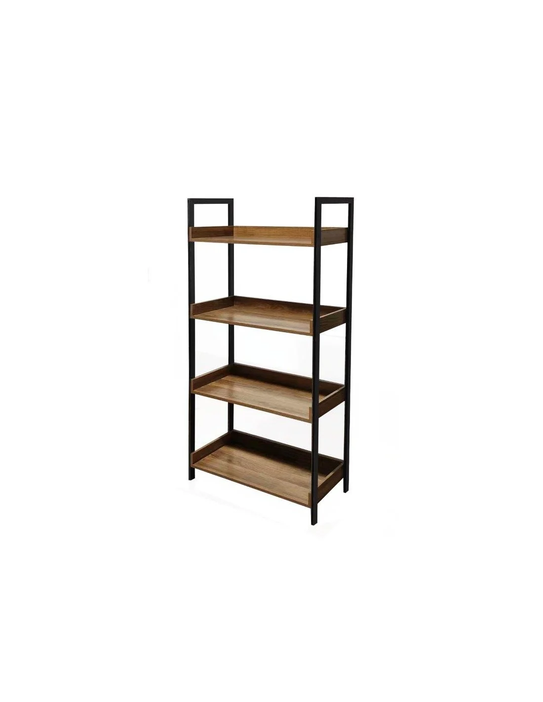 LIBRERIA INDUSTRIAL 4 RIPIANI 80X30X145H QUERCIA
