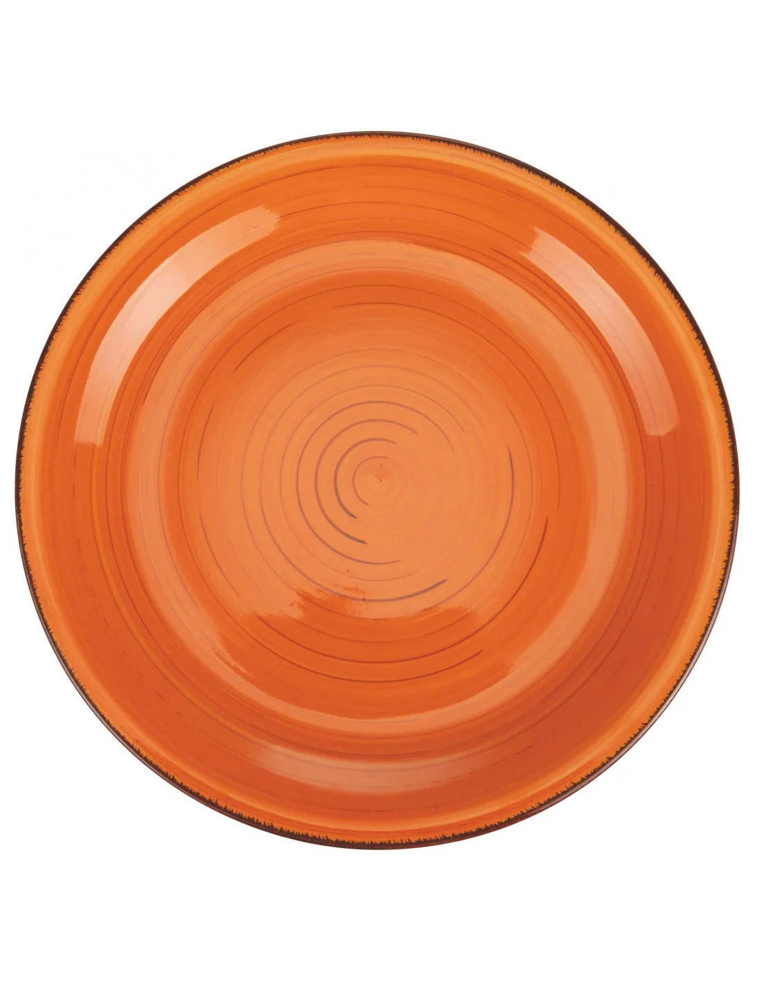 LIPARI PIATTO PIANO ARANCIONE D27CMXH3CM