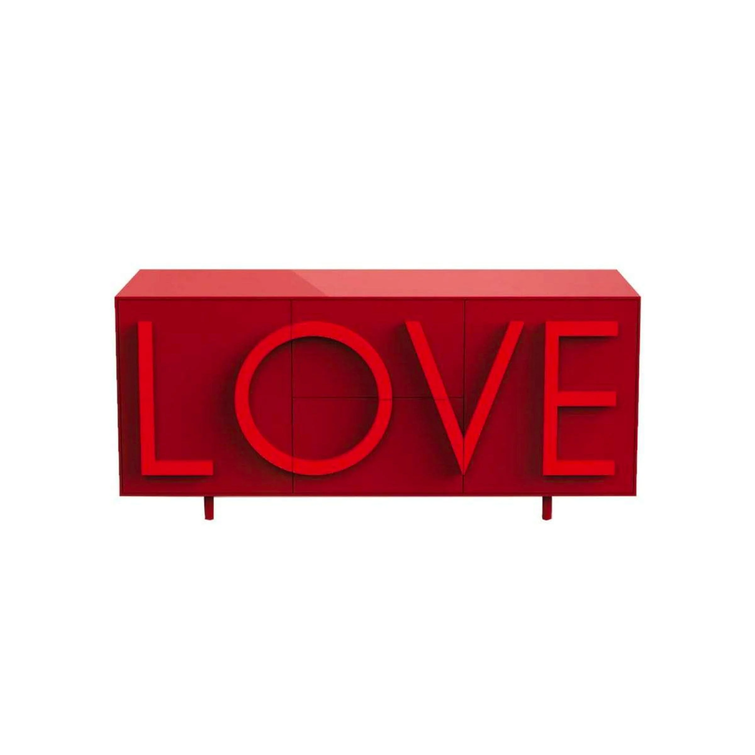 Credenza LOVE ROSSO di Fabio Novembre per Driade