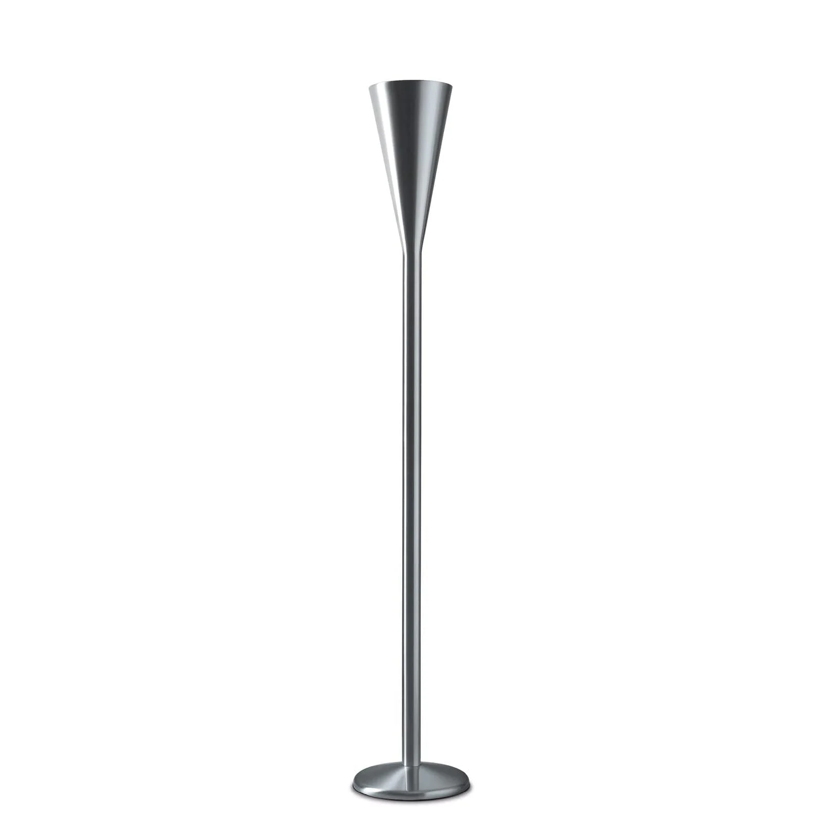 Lampada da Terra LUMINATOR Nickel Spazzolato di Pietro Chiesa per FontanaArte