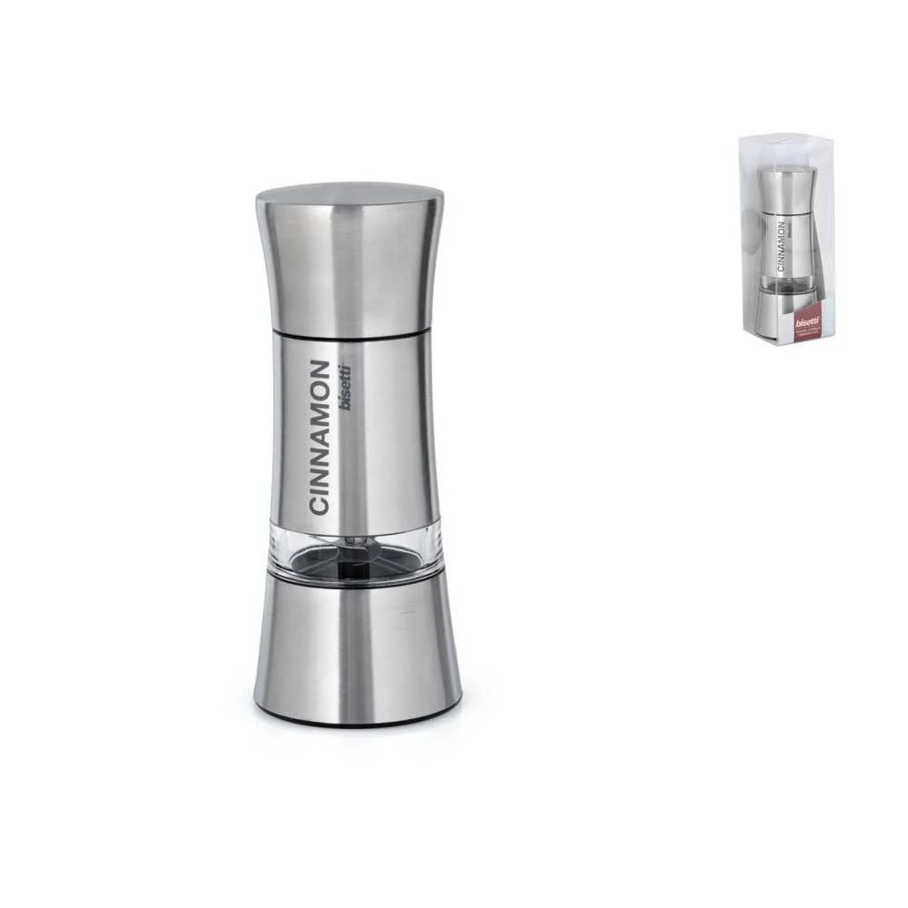 Macina Cannella Inox e Acrilico Trasparente – Design Elegante
