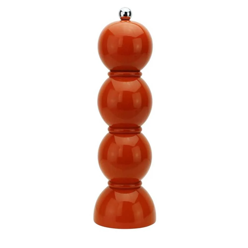 Macina Pepe Arancione Lucido 24 cm con Meccanismo Ceramico Regolabile