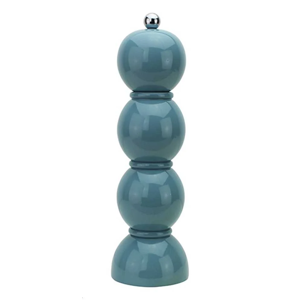 Macina Pepe Azzurro Pastello Lucido 24 cm con Meccanismo Ceramico Regolabile