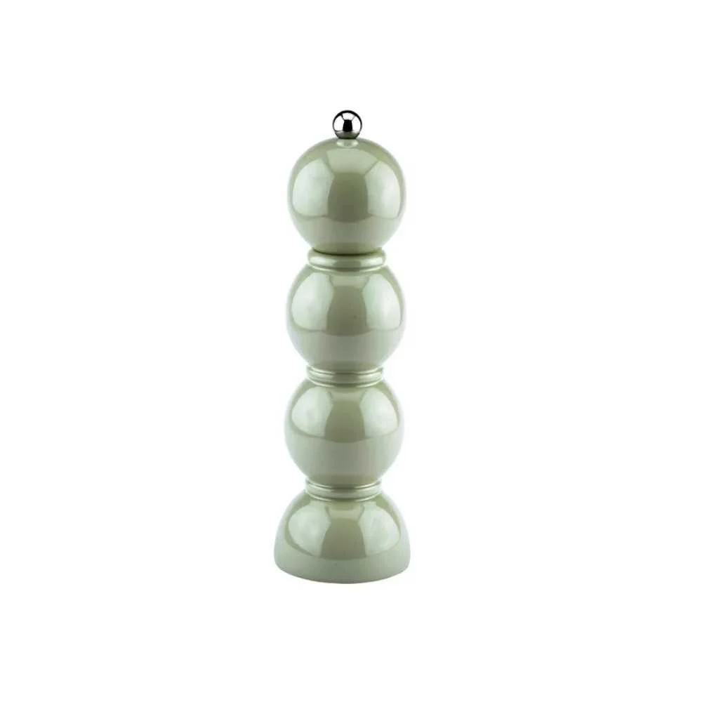 Macina Pepe Legno Verde Lucido 24 cm con Meccanismo Ceramico Regolabile