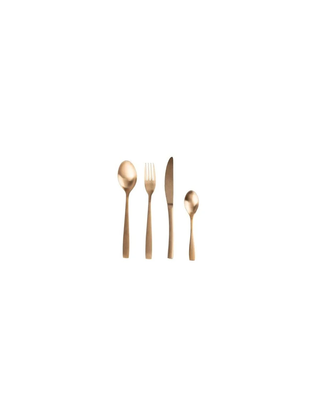 MANHATTAN SET 16PZ POSATE ORO SATINATO