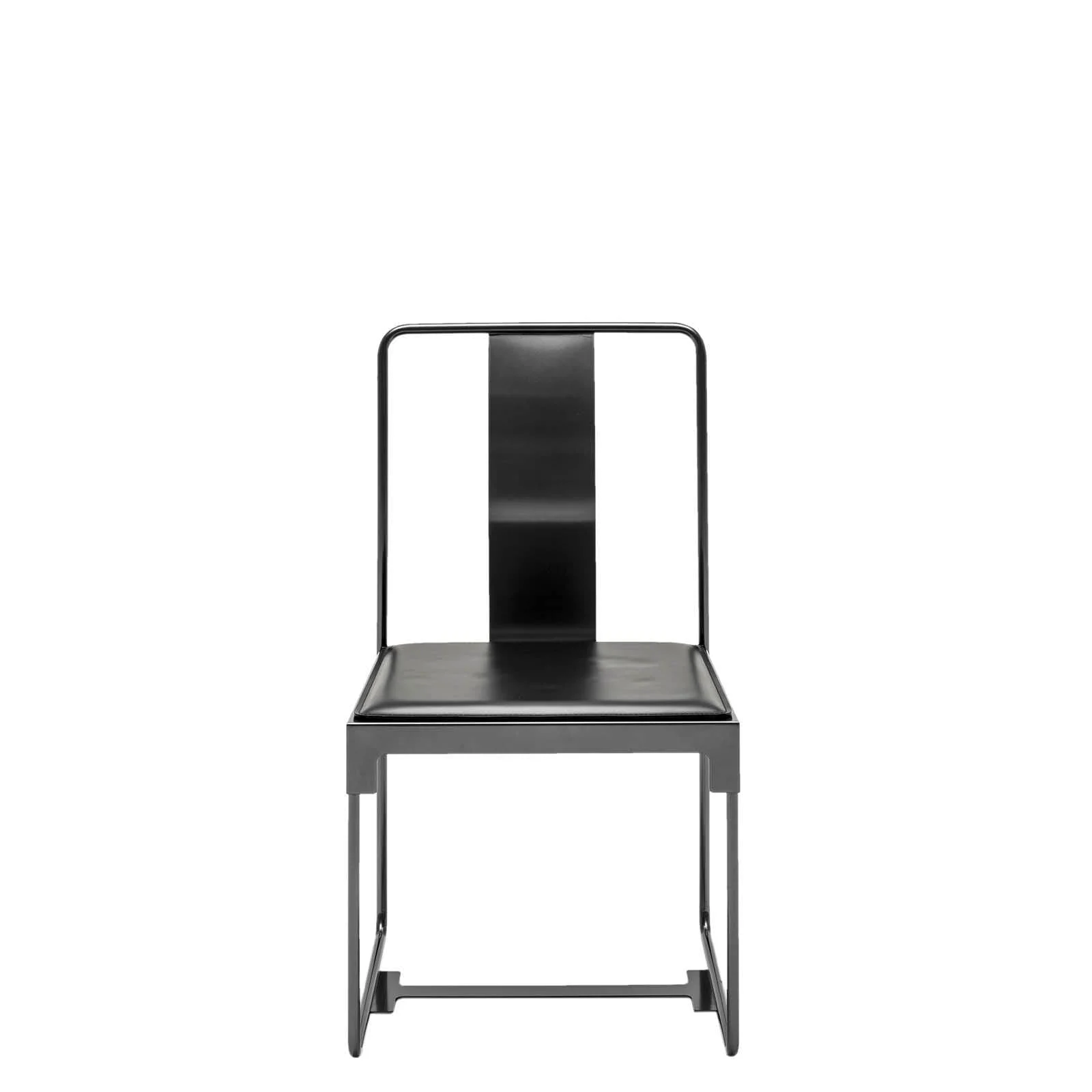Sedia in Acciaio e Pelle MINGX di Konstantin Grcic per Driade