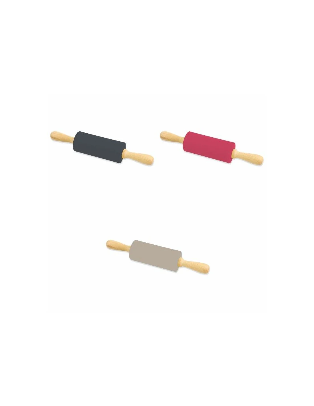 MINI MATTARELLO SILICONE 3 COLORI ASSORTITI