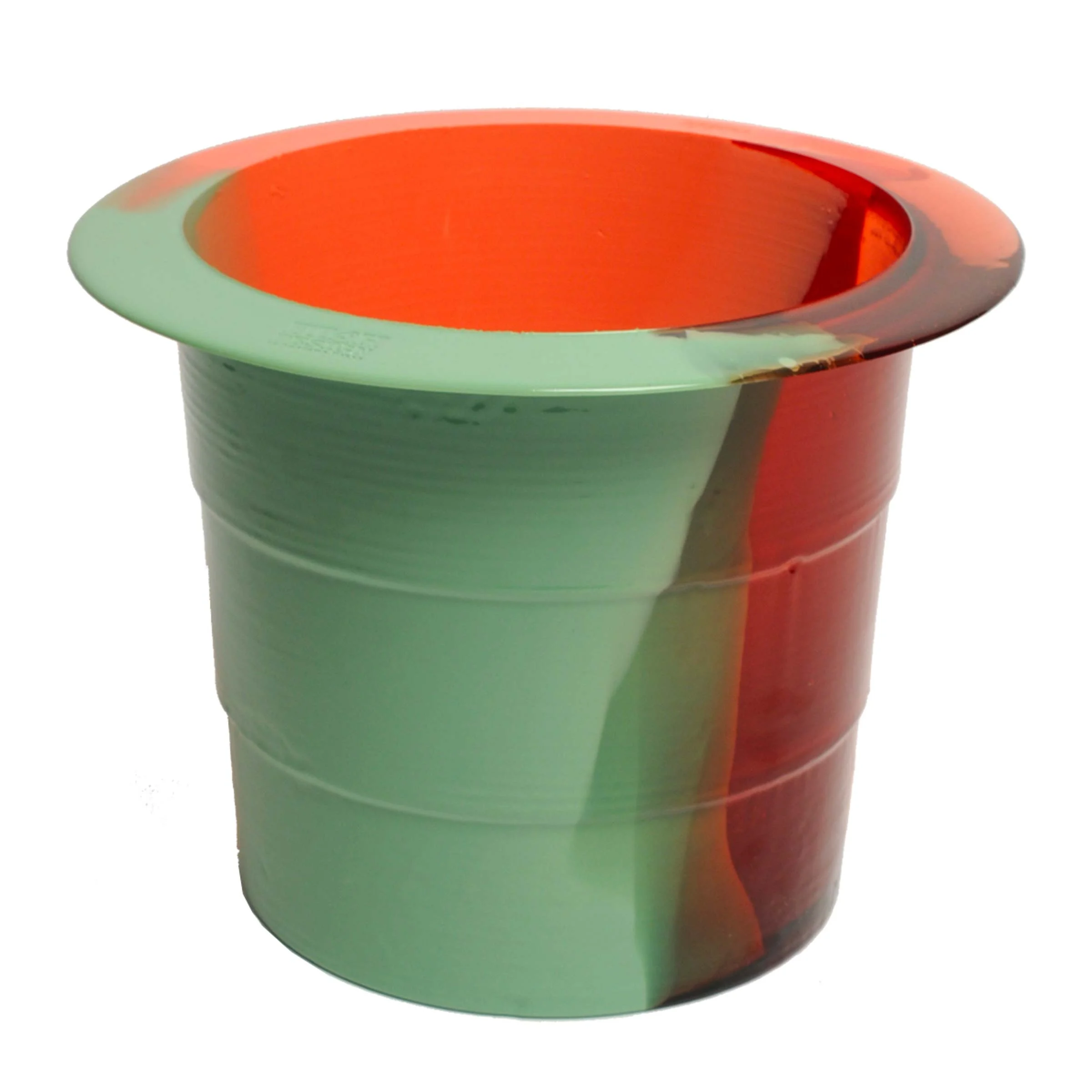 Vaso in Resina BABEL ICE BUCKET L Menta di Gaetano Pesce per Fish Design