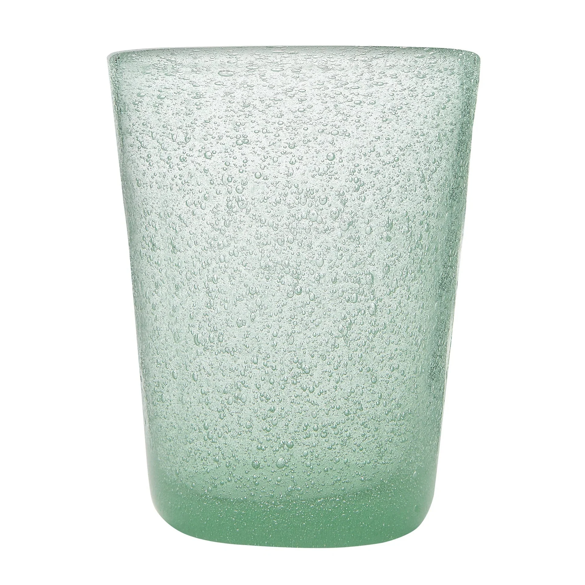 Zani Serafino Bicchiere Acqua Jade 30cl in Pasta di Vetro Fatto a Mano