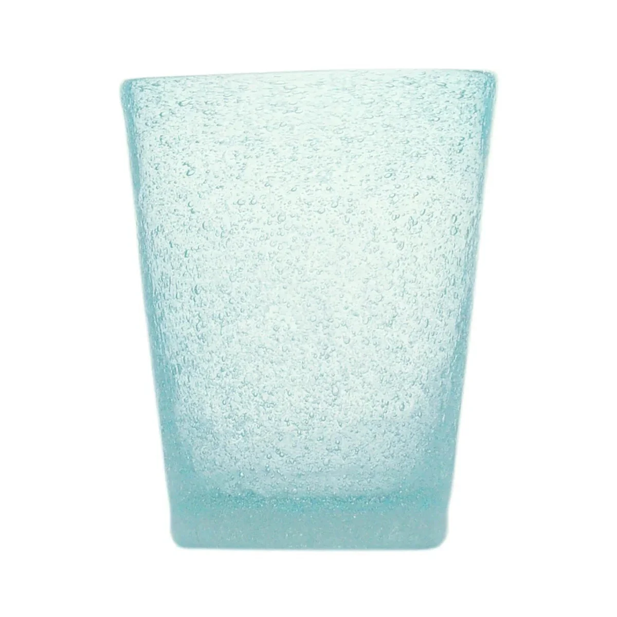 Zani Serafino Memento Tumbler Bicchiere Acqua Light Blue 30cl in Pasta di Vetro