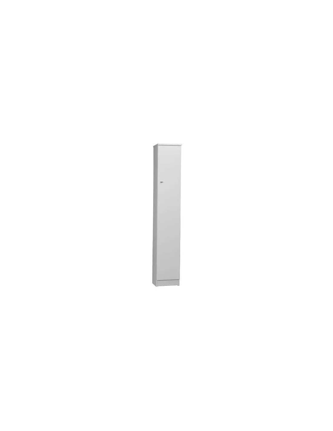 ARMADIO COLONNA MULTIFUNZIONE BAGNO/LAVANDERIA 1ANTA BIANCO LUCIDO H183