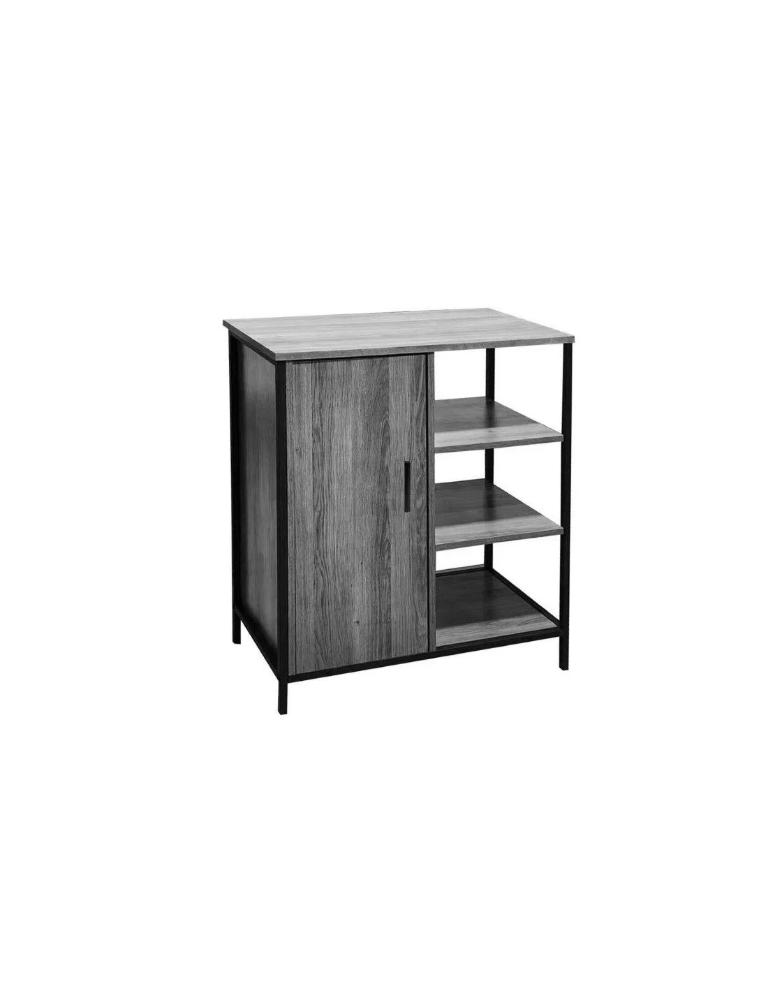 MOBILE INDUSTRIAL 1 ANTA 3 RIPIANI 70X35X80H GRIGIO