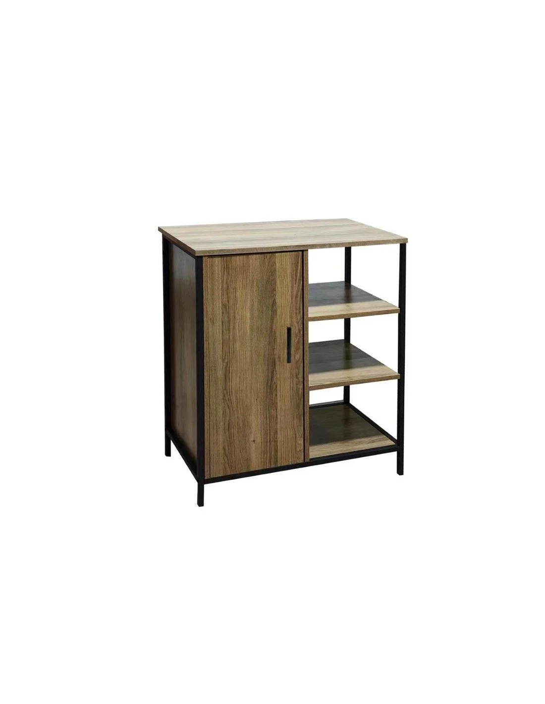 MOBILE INDUSTRIAL 1 ANTA 3 RIPIANI 70X35X80H QUERCIA