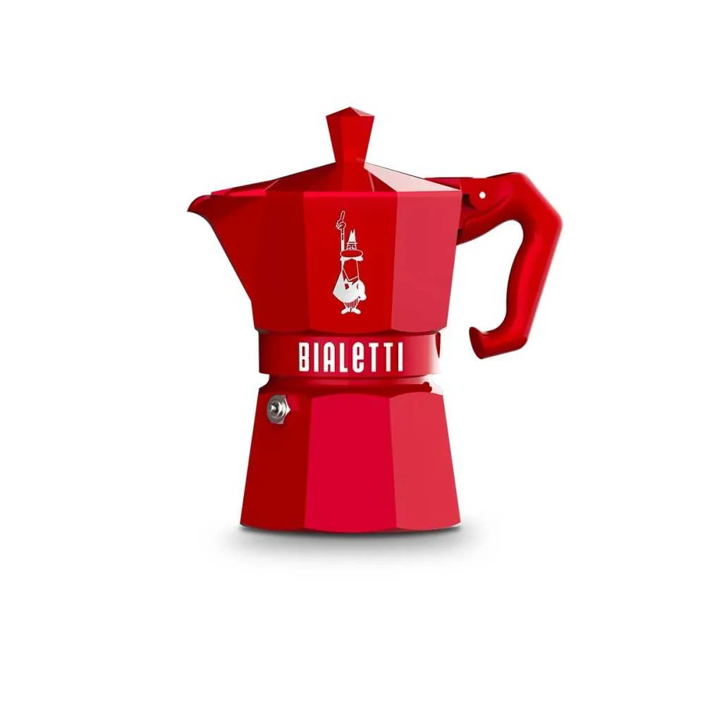 Moka Exclusive Red 6 Tazze by Bialetti