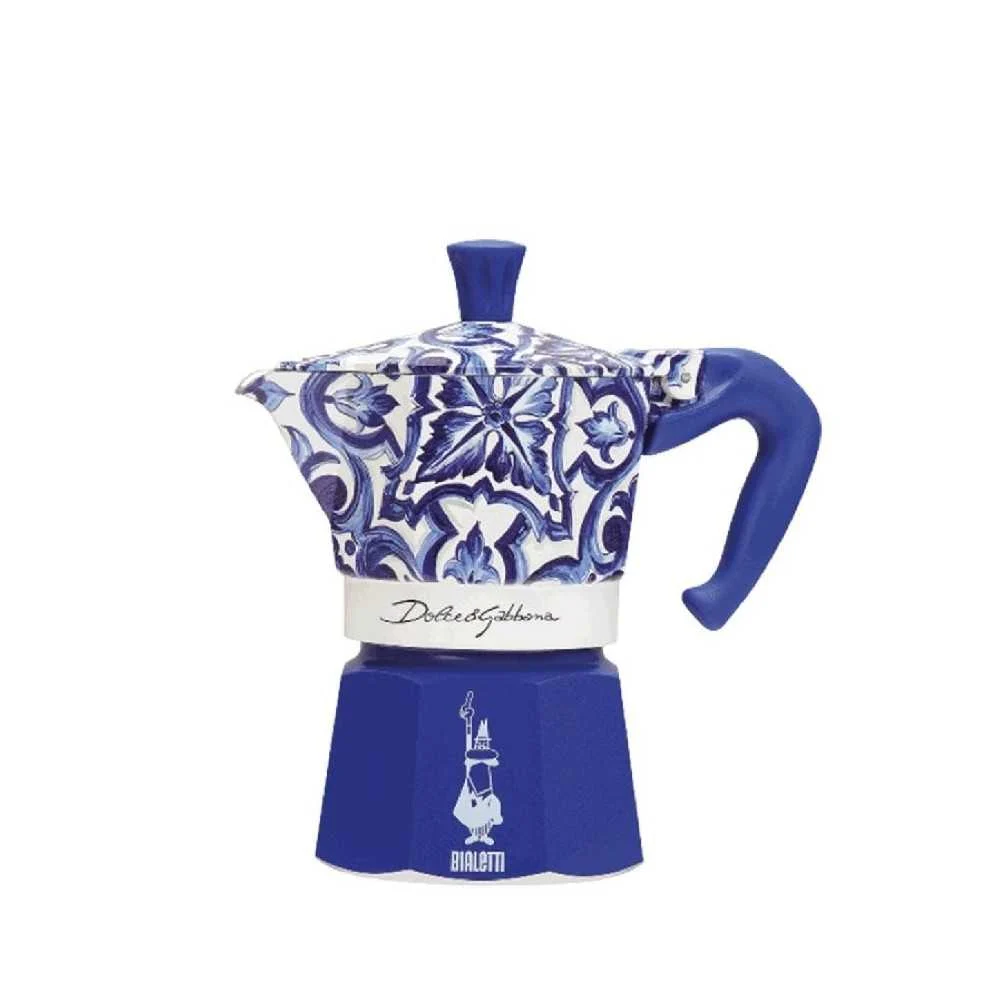 Moka Express 3 Tazze Bialetti Dolce&Gabbana Blu Mediterraneo – Tradizione in ogni sorso