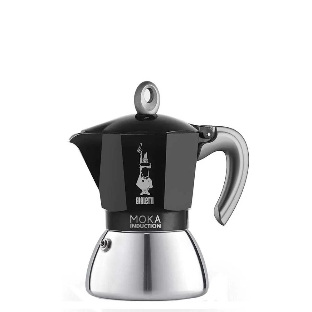 Moka Induction Nera 6 Tazze – Performance e Stile by Bialetti