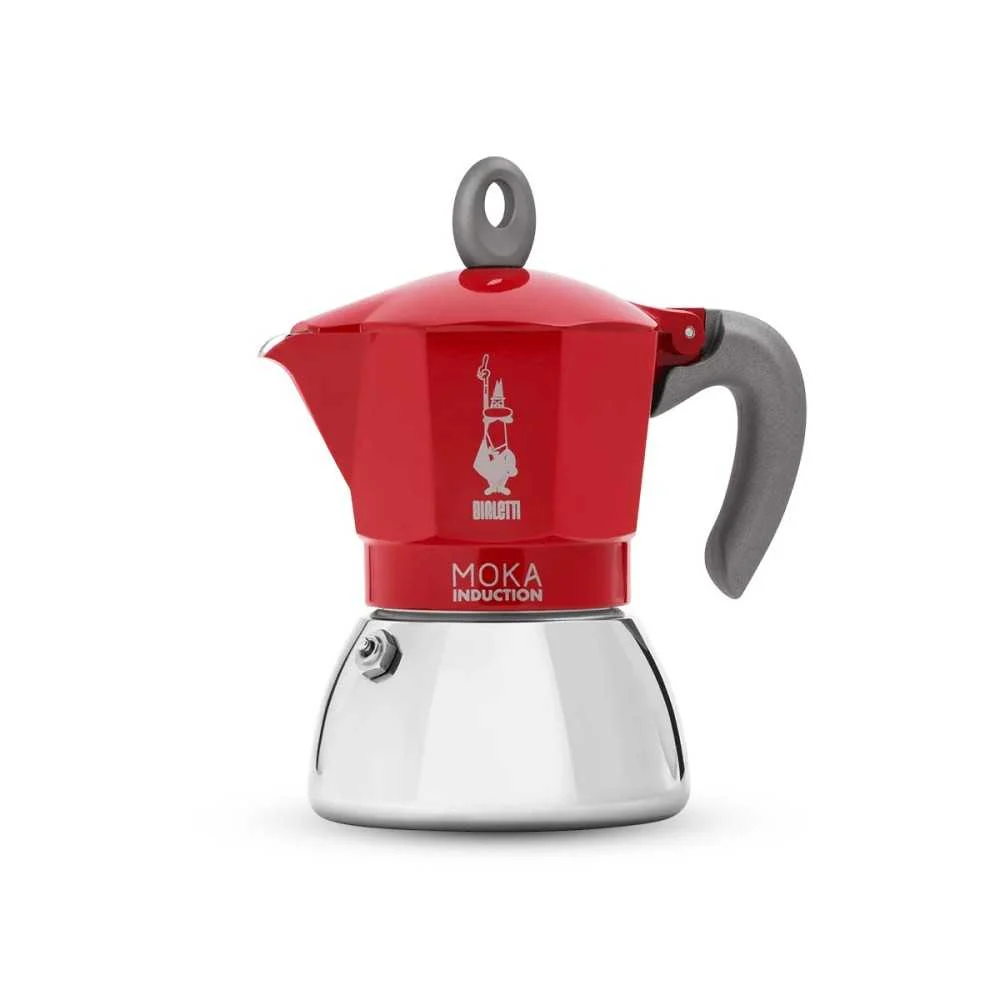 Moka Induction Rossa 2 Tazze – Compatta e Moderna by Bialetti