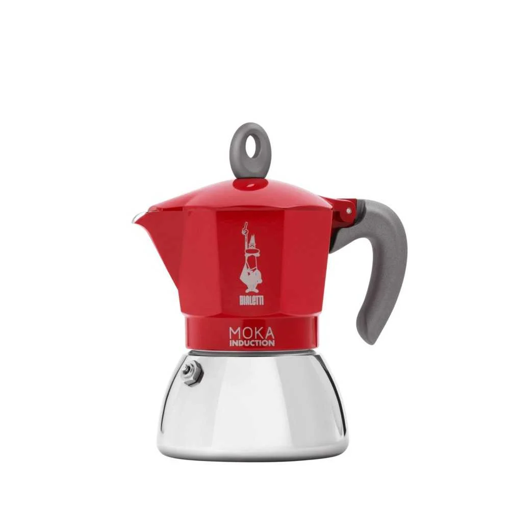 Moka Induction Rossa 4 Tazze – Caffè su Misura by Bialetti