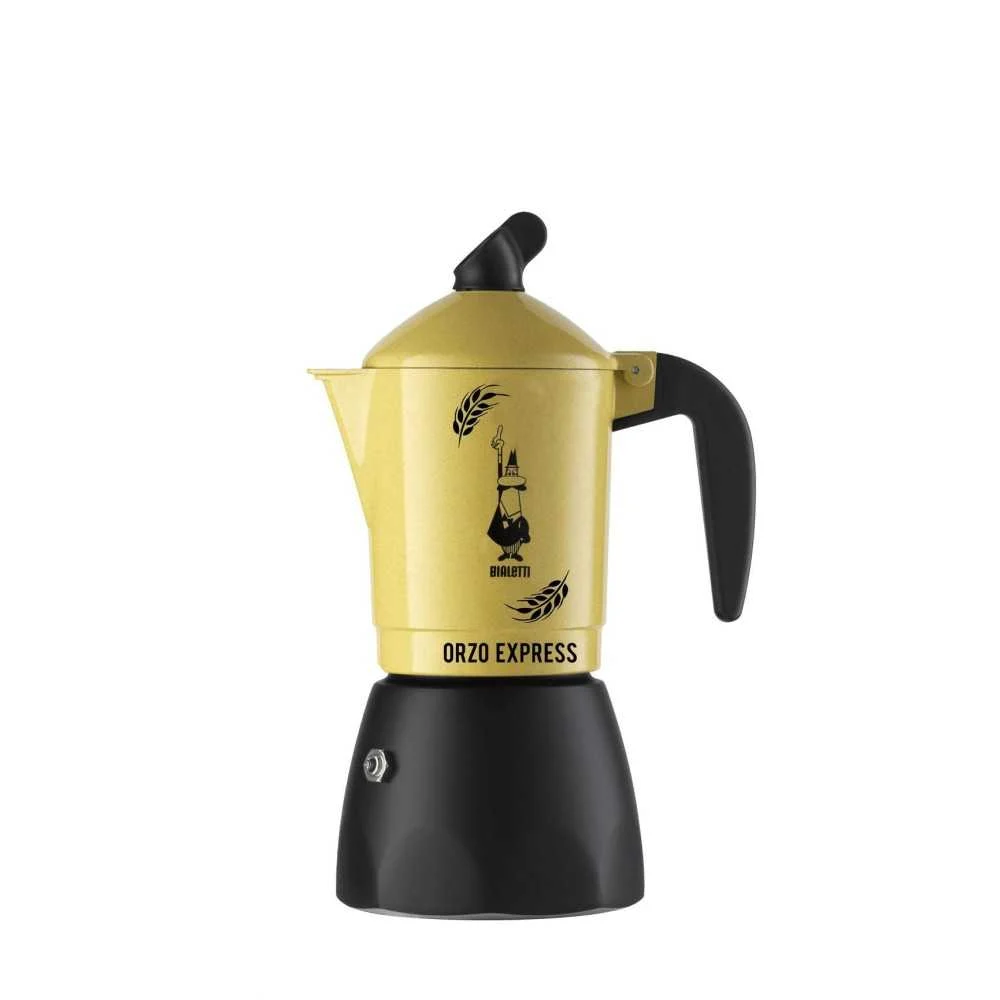 Moka Orzo Express Bialetti 2 Tazze – Alluminio Giallo
