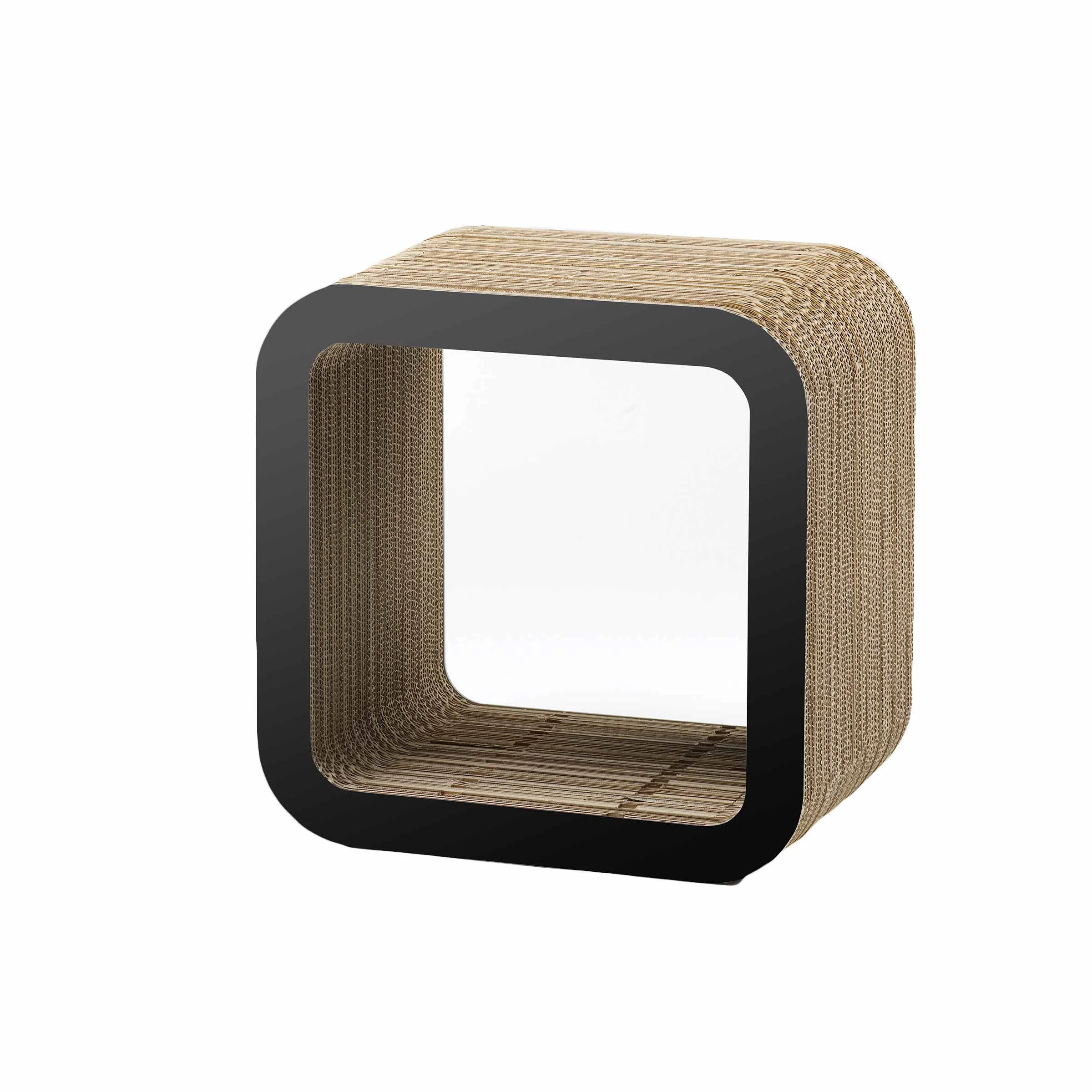 Set di Due Mensole Modular in Cartone MORETTO 45 Retro Aperto by Lessmore