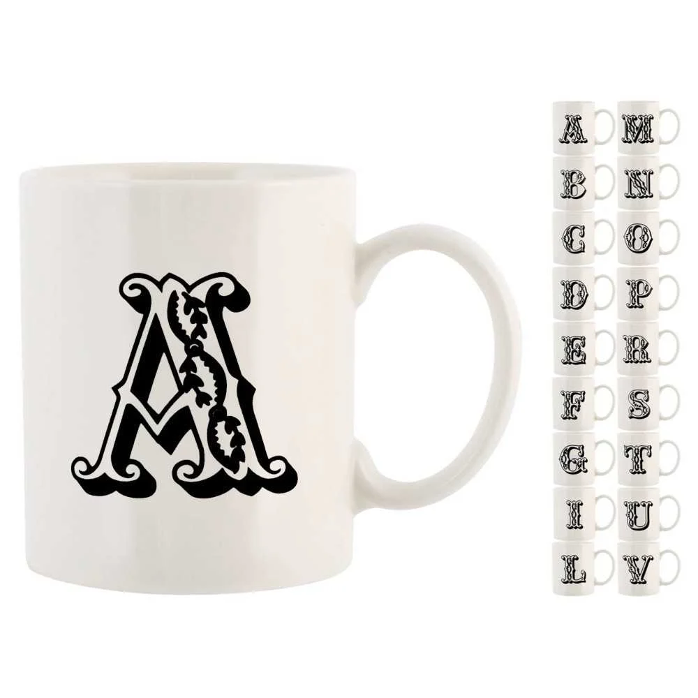 Mug Alfabeto in New Bone China 310 ml: Eleganza e Personalizzazione
