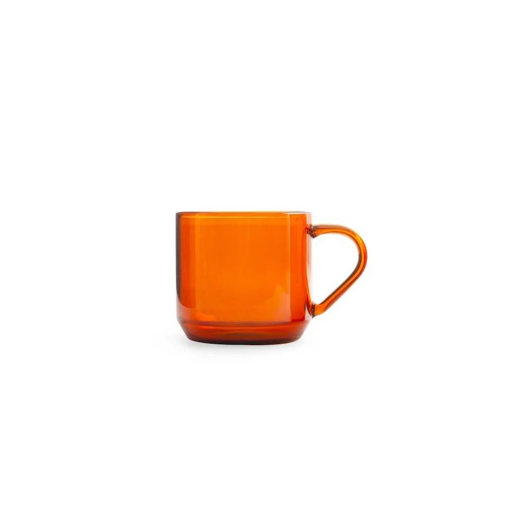 Mug in Vetro Borosilicato Ambra 220 cc – Stile e Funzionalità