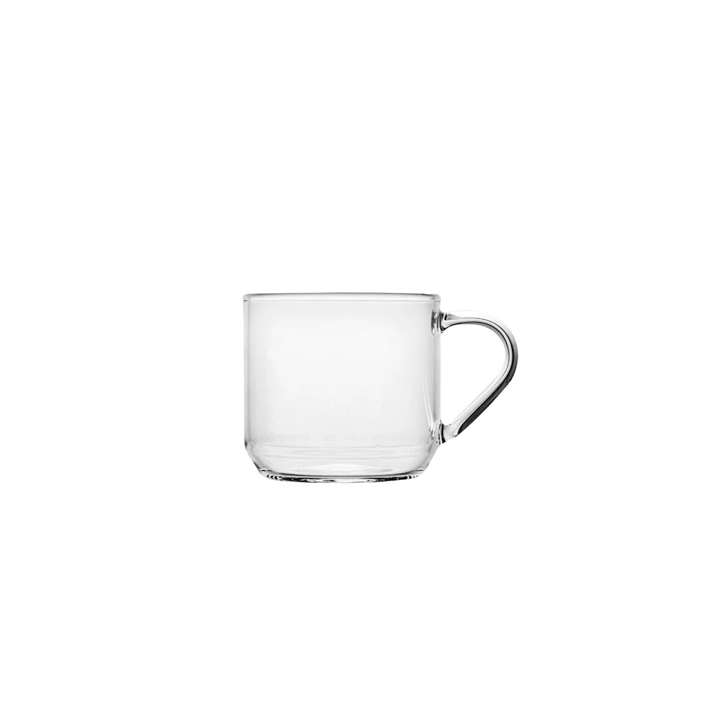 Mug in vetro borosilicato trasparente cc220