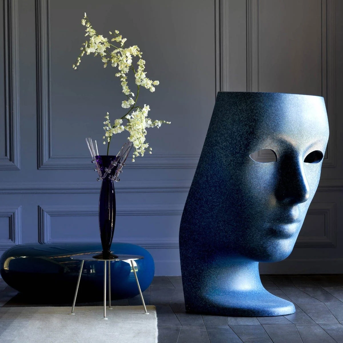Poltrona NEMO GIREVOLE Denim di Fabio Novembre per Driade