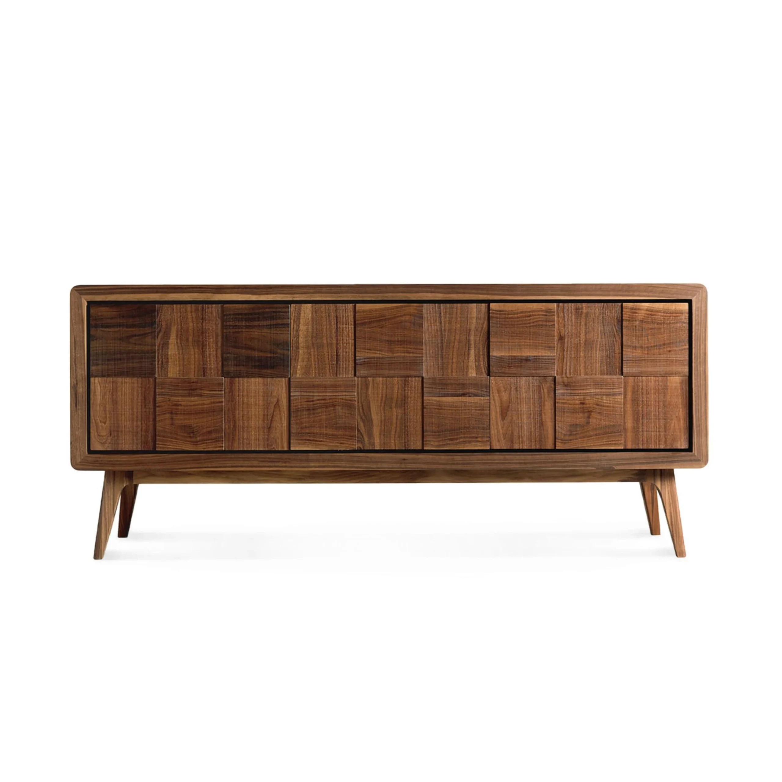 Credenza in legno di noce ARTES Concreta con ante di Dale Italia