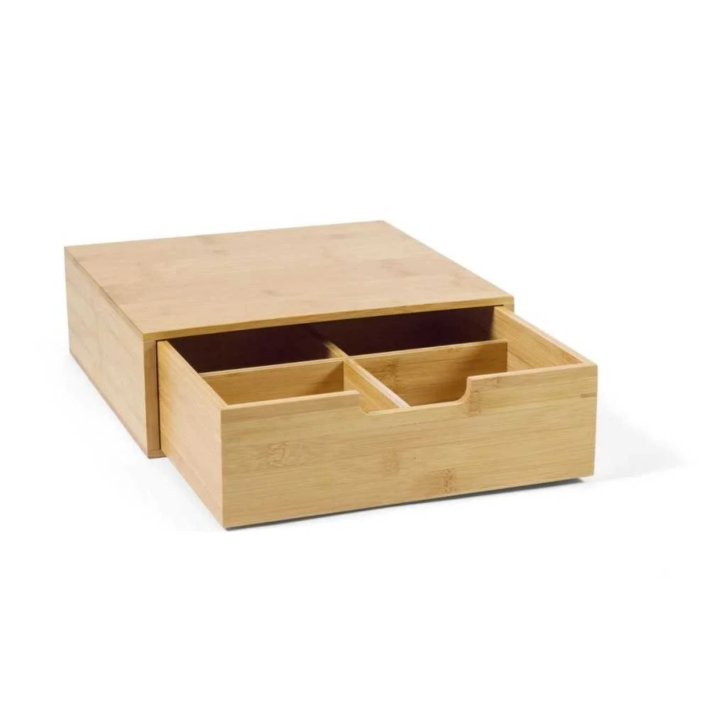 Organizer Bambù 4 Scomparti 30x31 cm Andrea House