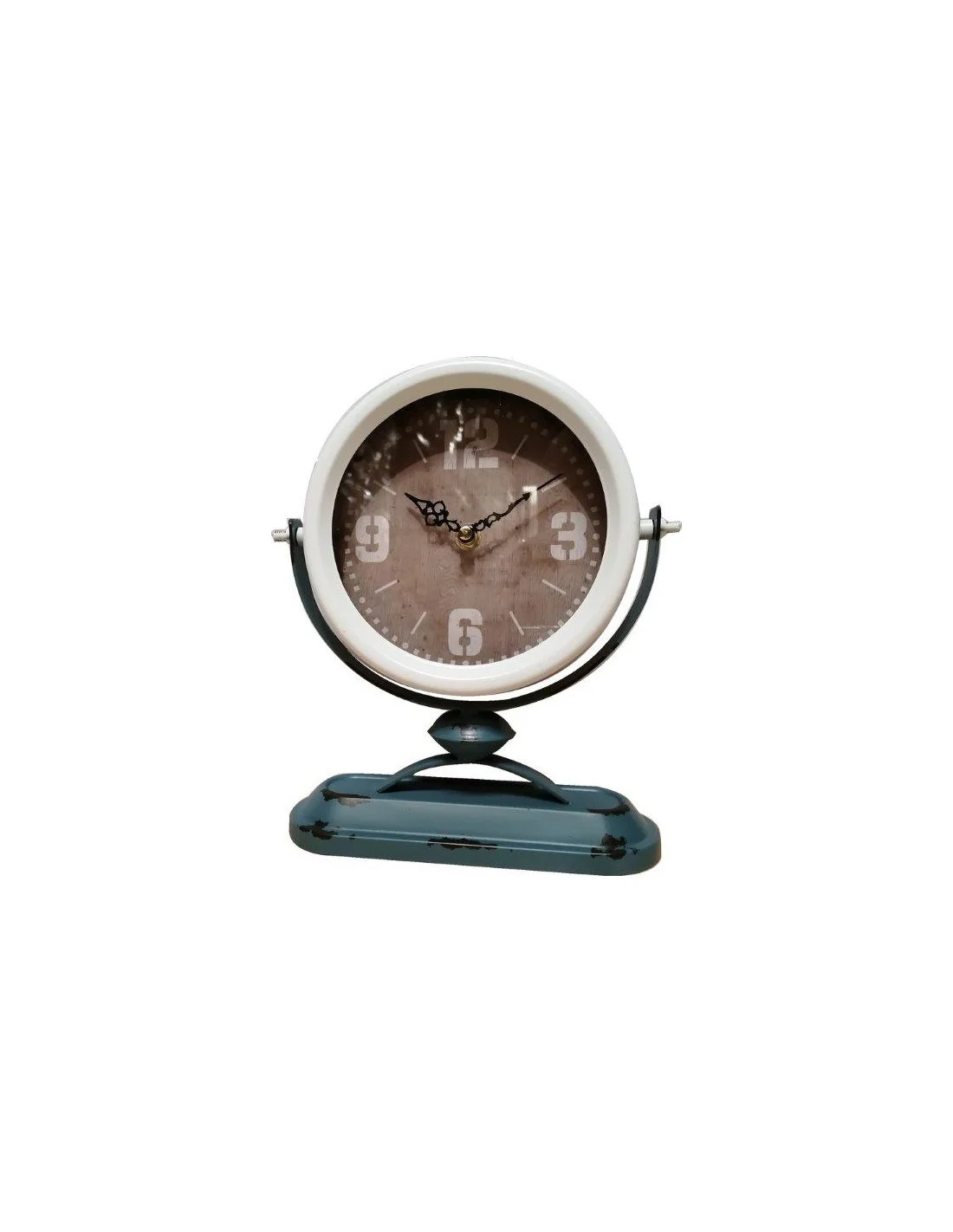 OROLOGIO DA TAVOLO CM20,5X7X26 STILE VINTAGE