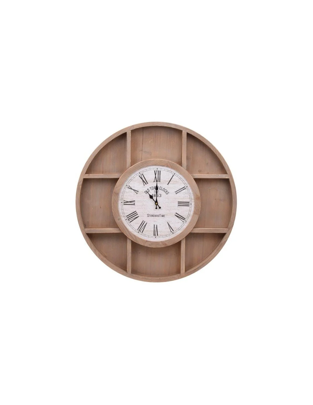 OROLOGIO PARETE CON RIPIANI CM80X10