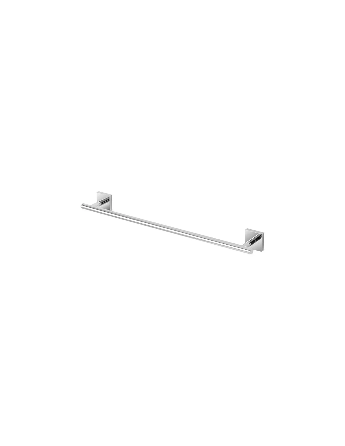 PORTA ASCIUGAMANI DA 55CM IN ACCIAIO CROMATO CON DOPPIA MODALITA DI FISSAGGIO