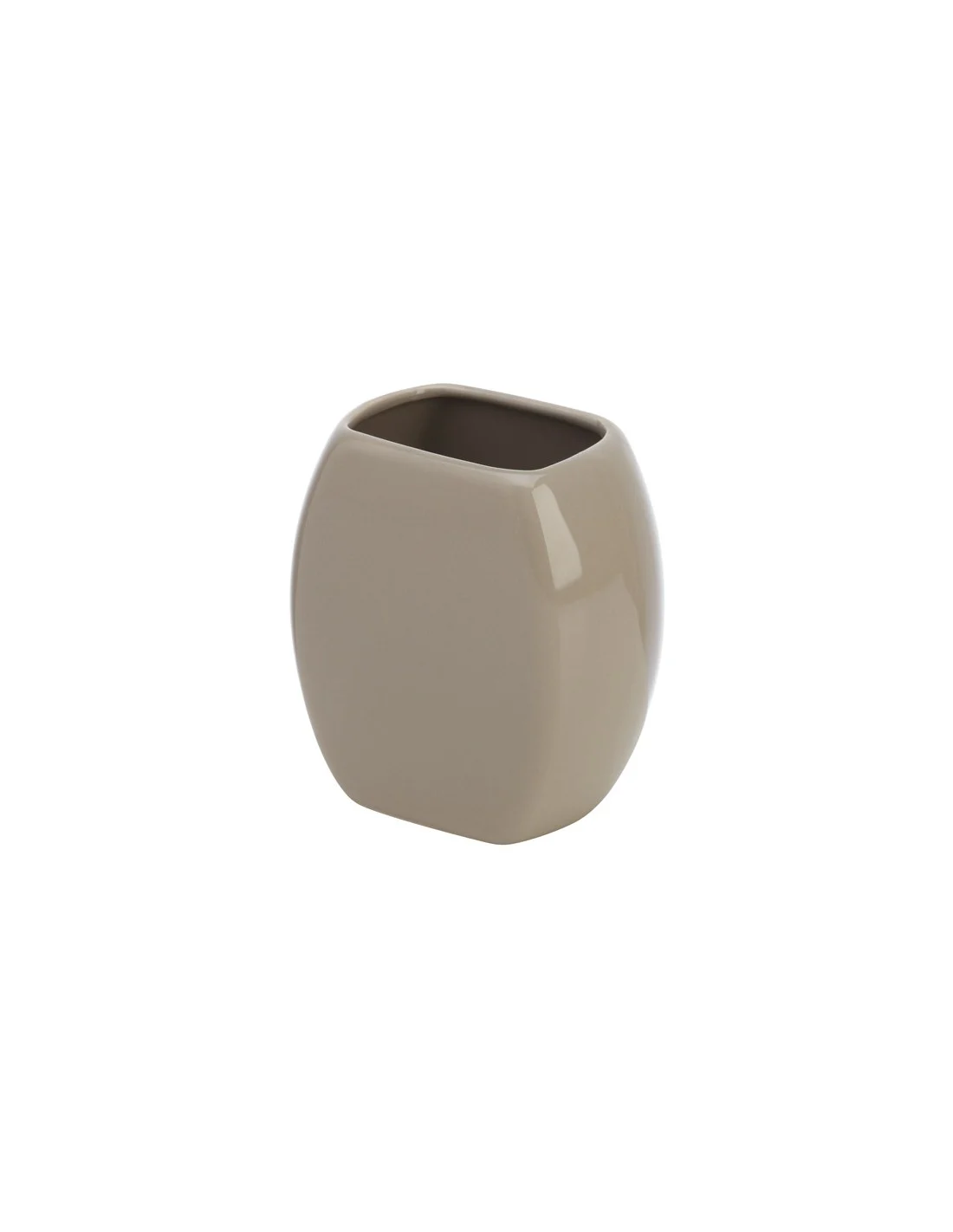 PORTASPAZZOLINO IN CERAMICA TORTORA