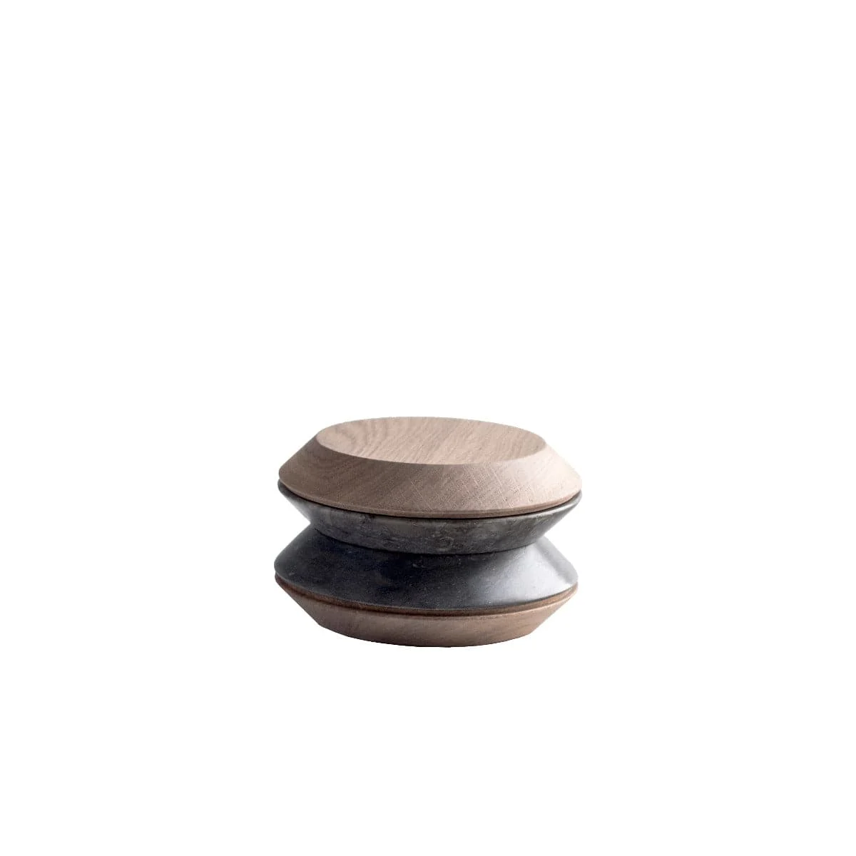 Centrotavola in Marmo e Legno MONDI PARALLELI Piccolo