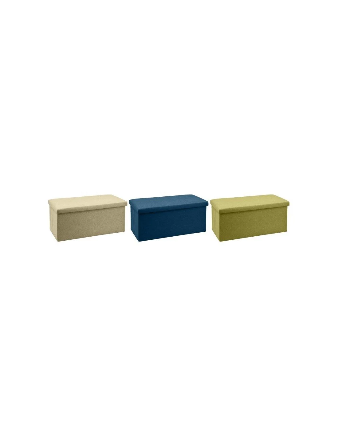PANCA RICHIUDIBILE RETTANGOLARE POLIESTERE CM76X38X38