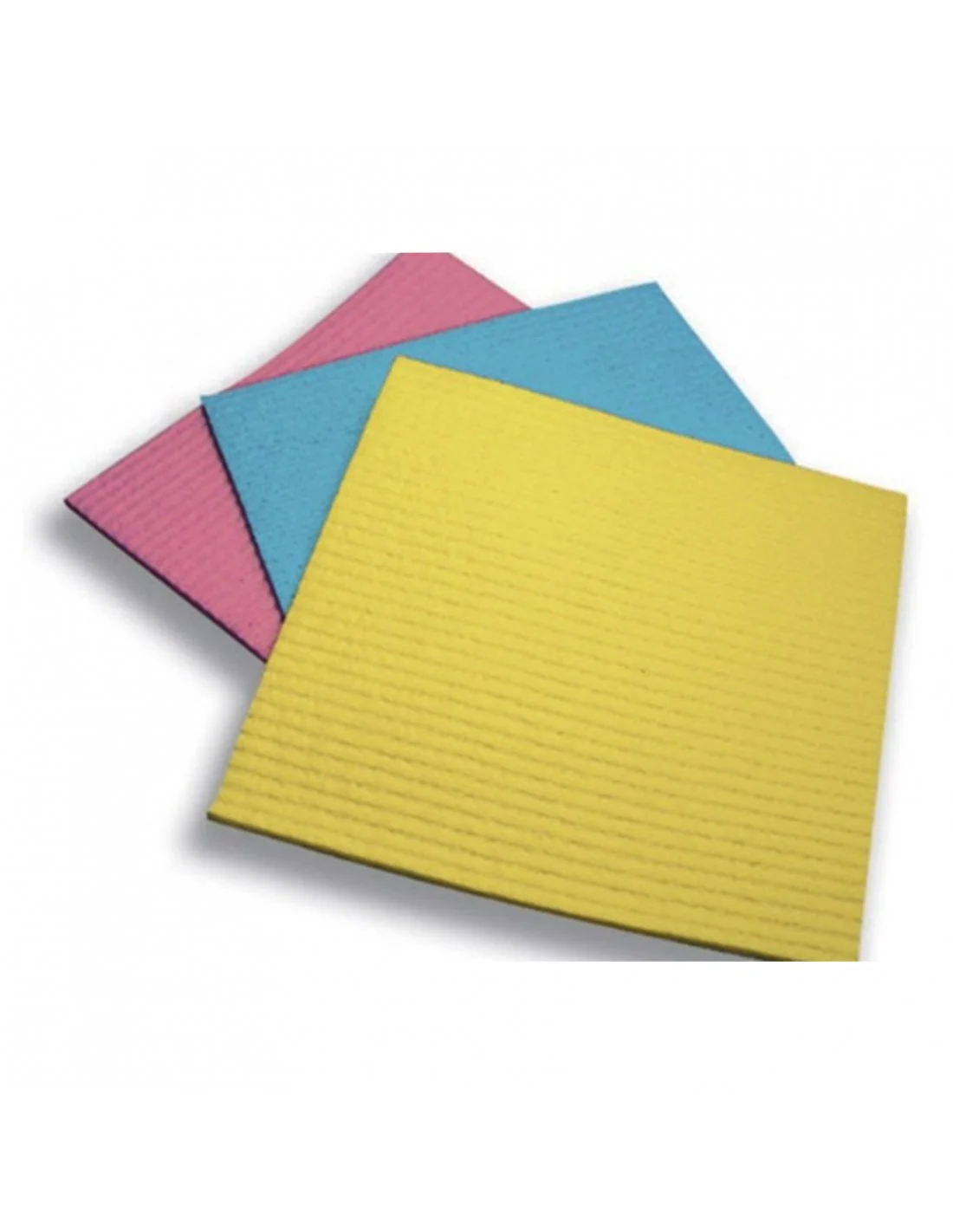 PANNO SPUGNA CELLULOSA CON TRAMA COTONE 3 PZ